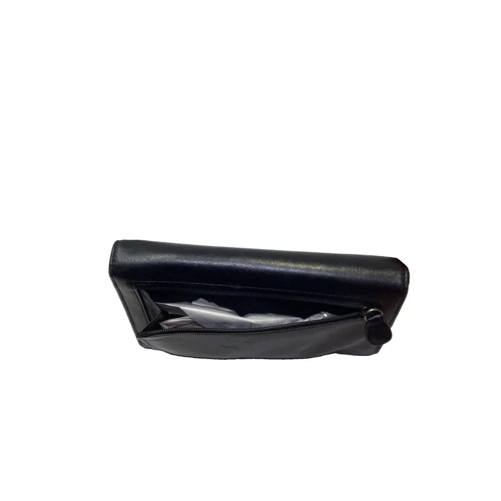 VTG Etienne Aigner Black Leather Wallet, Trifold